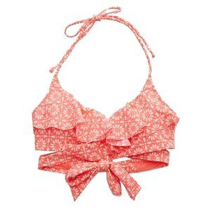 Aerie Scoop Ruffle Bikini Top - Size: Medium